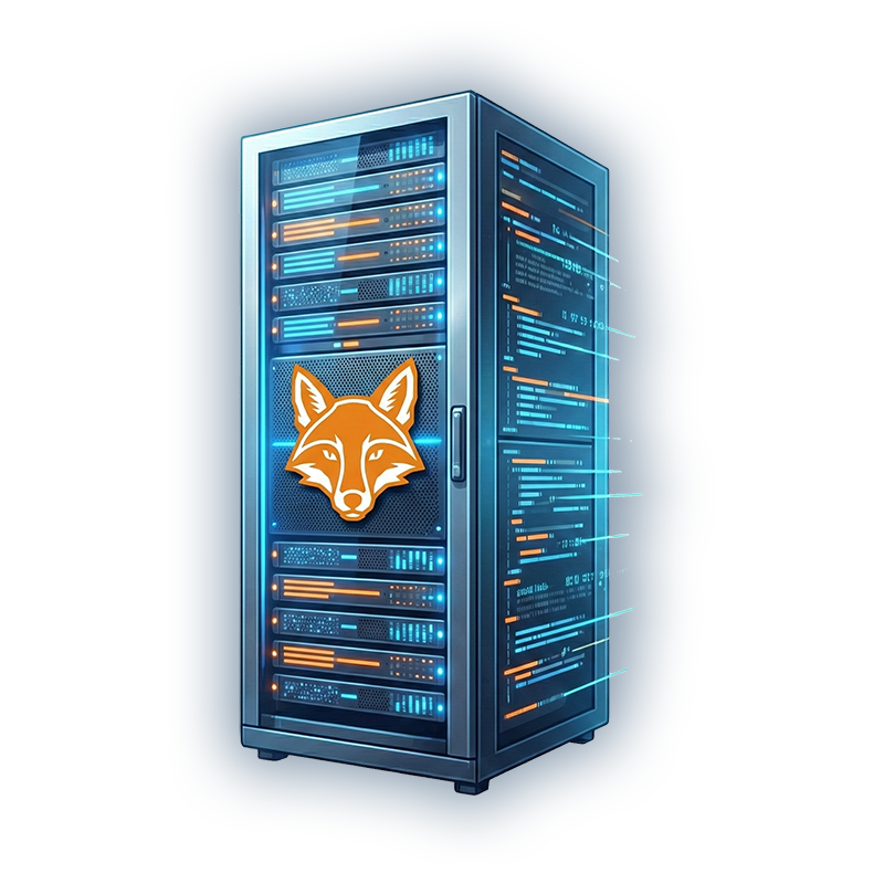 Ilustração de Servidor FoxNode